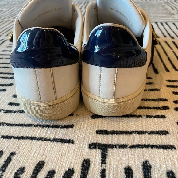 Burberry Westford Buckle Strap Sneakers Cream 8 - Picture 9 of 13